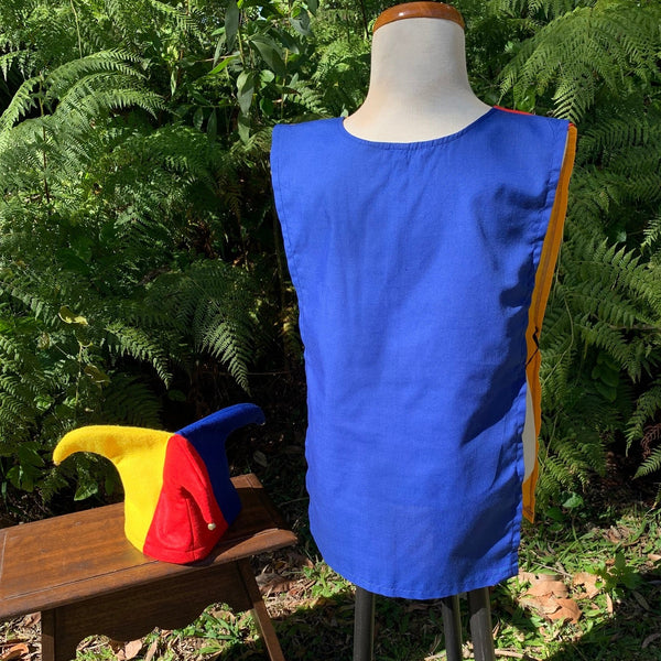 Abbey Made Childs Jester Tabard & Hat Set
