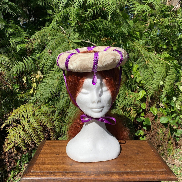 Abbey Made Girls Padded Circlet with Ties