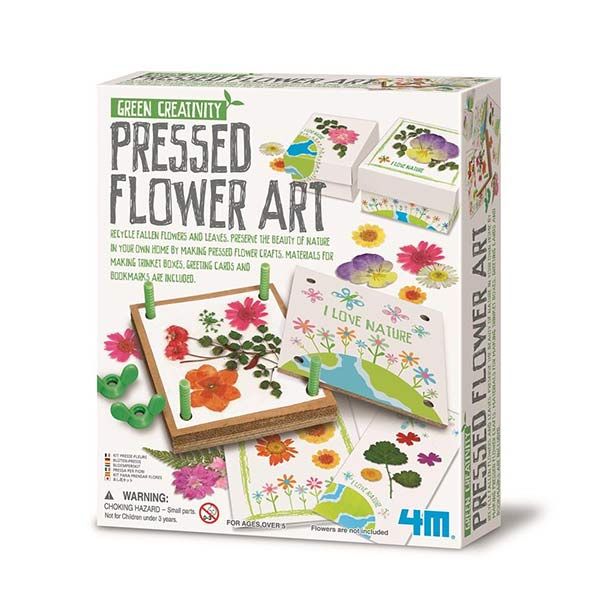 Pressed flower art kit with bonus "Grow your own Medieval Garden" pack
