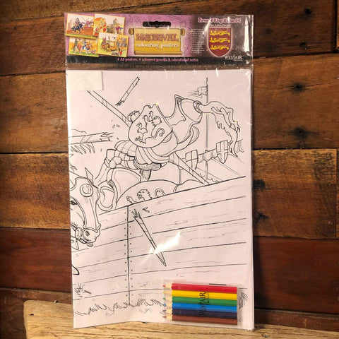 Medieval Colouring Poster Pack (MW)