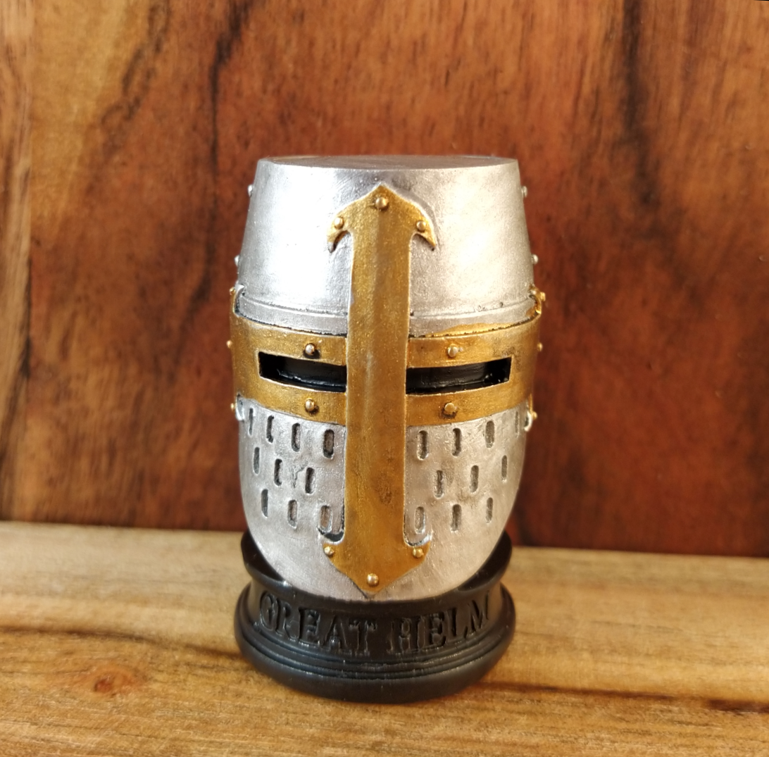 Miniature Knight Great Helm Figurine (FW)