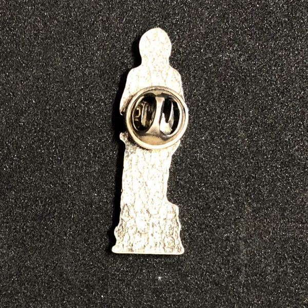 Medieval Knight Brass Rubbing Pin