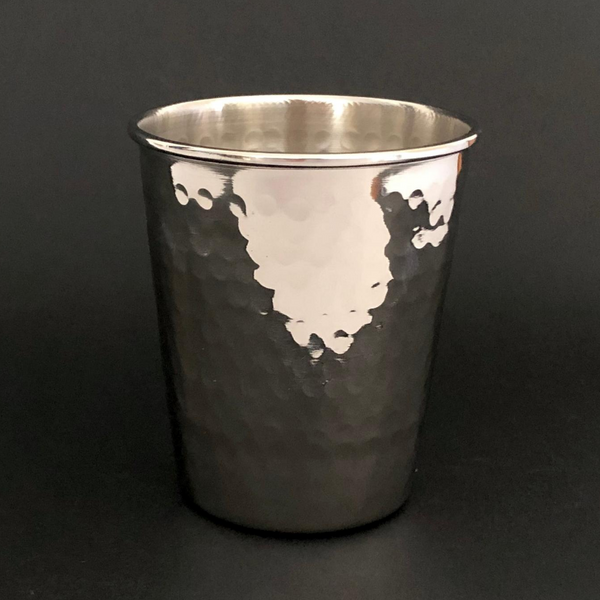 Hand Crafted Tumbler with Hammered Finish (CR)